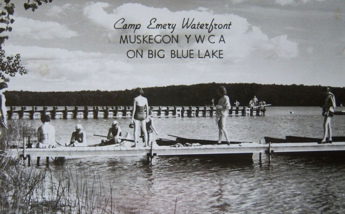 Camp Emery YWCA - Old Postcard View (newer photo)